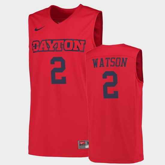 Men Dayton Flyers Ibi Watson College Basketball Red Jersey 0A